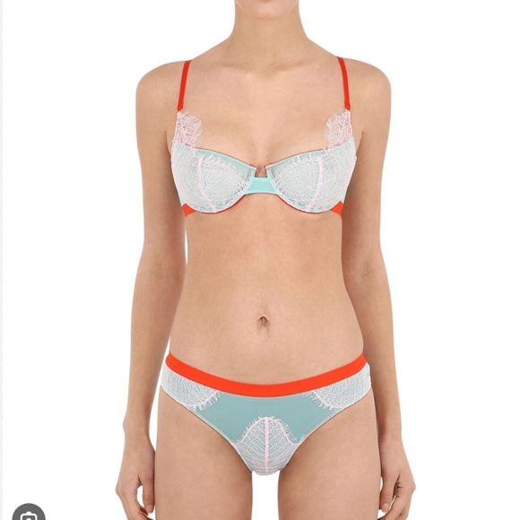 DORA LARSEN brand new with tags Bra 34C + bottom L - Picture 1 of 6